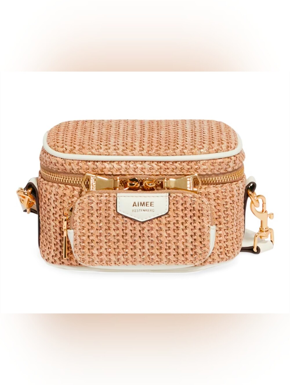 Aimee Kestenberg Picnic Time Raffia Mini Crossbody Bag